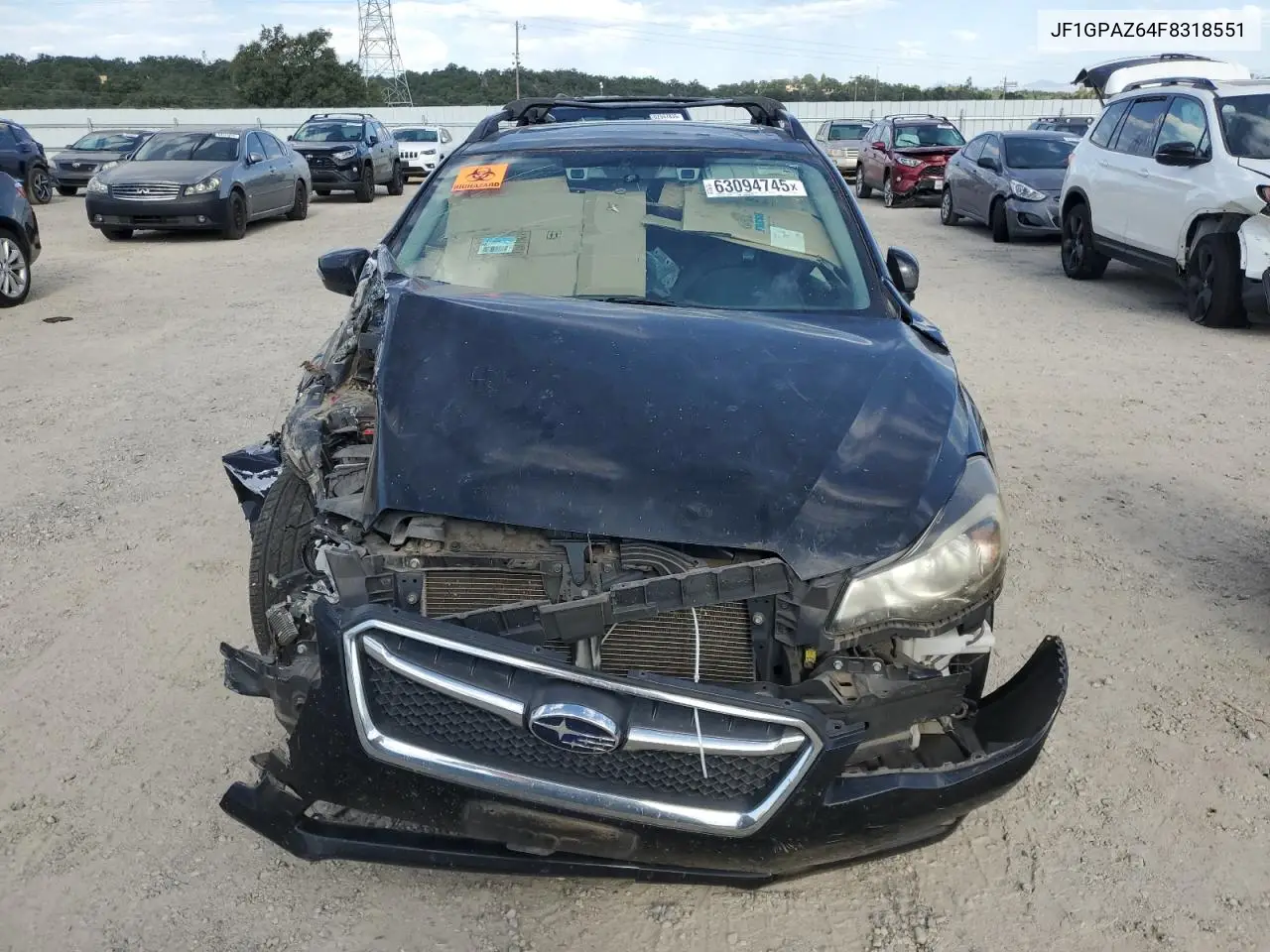 2015 Subaru Impreza Sport Limited VIN: JF1GPAZ64F8318551 Lot: 63094745