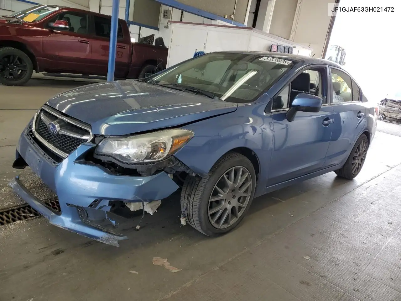 2016 Subaru Impreza Premium Plus VIN: JF1GJAF63GH021472 Lot: 57026035