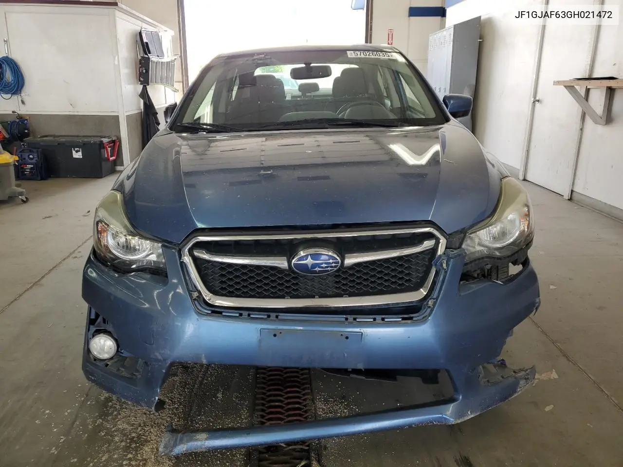 2016 Subaru Impreza Premium Plus VIN: JF1GJAF63GH021472 Lot: 57026035