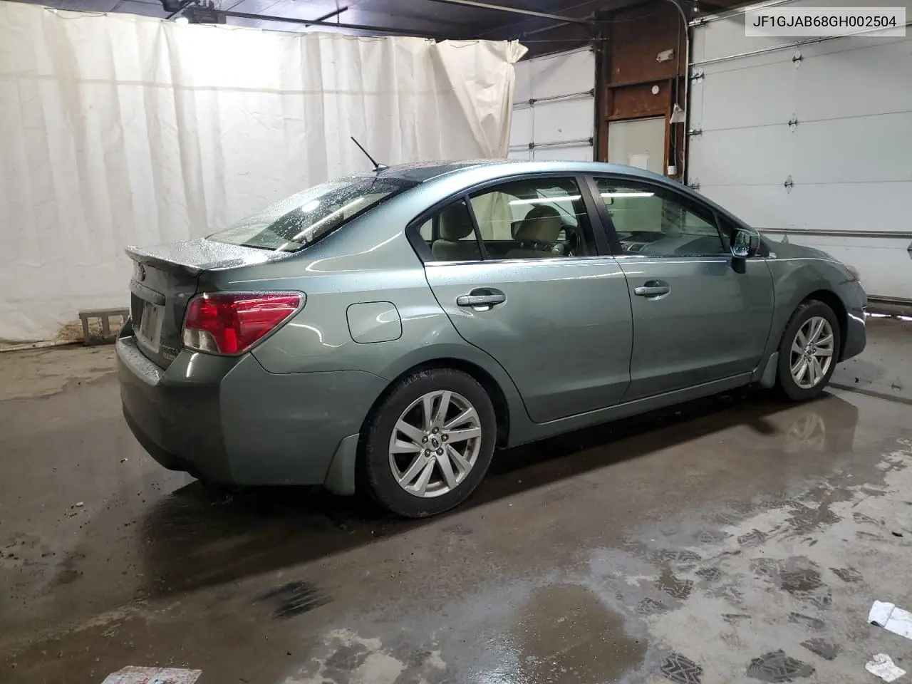 2016 Subaru Impreza Premium VIN: JF1GJAB68GH002504 Lot: 57047035