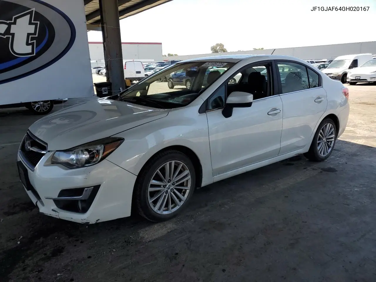 2016 Subaru Impreza Premium Plus VIN: JF1GJAF64GH020167 Lot: 57105725