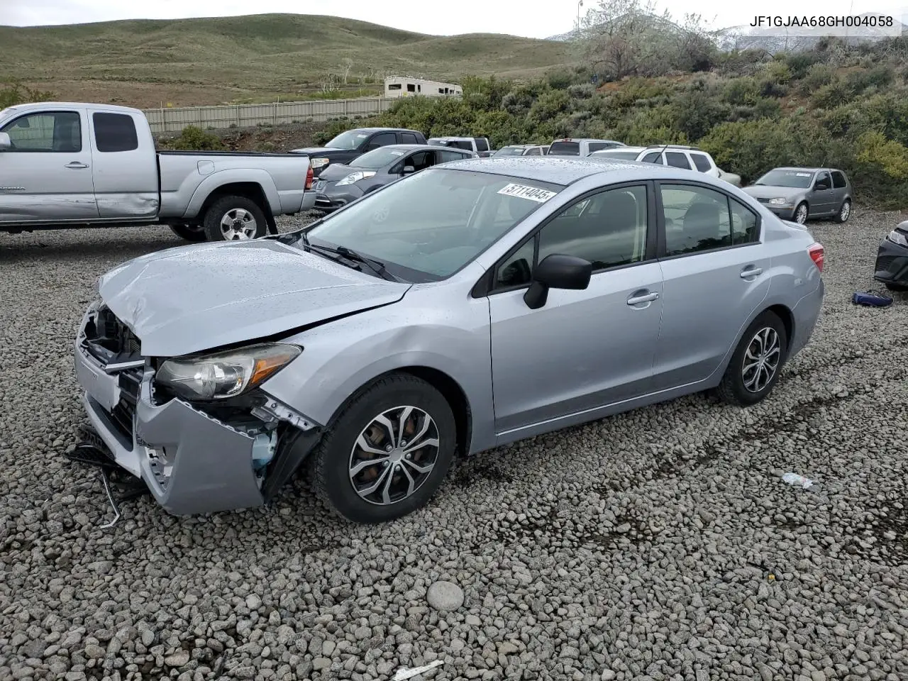 2016 Subaru Impreza VIN: JF1GJAA68GH004058 Lot: 57114045