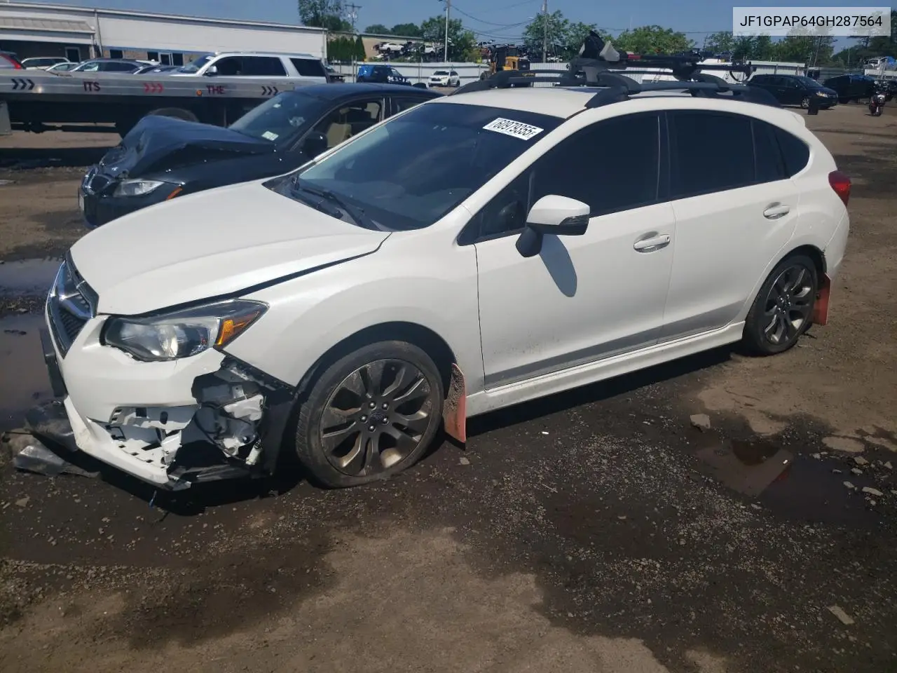 2016 Subaru Impreza Sport Premium VIN: JF1GPAP64GH287564 Lot: 60979355
