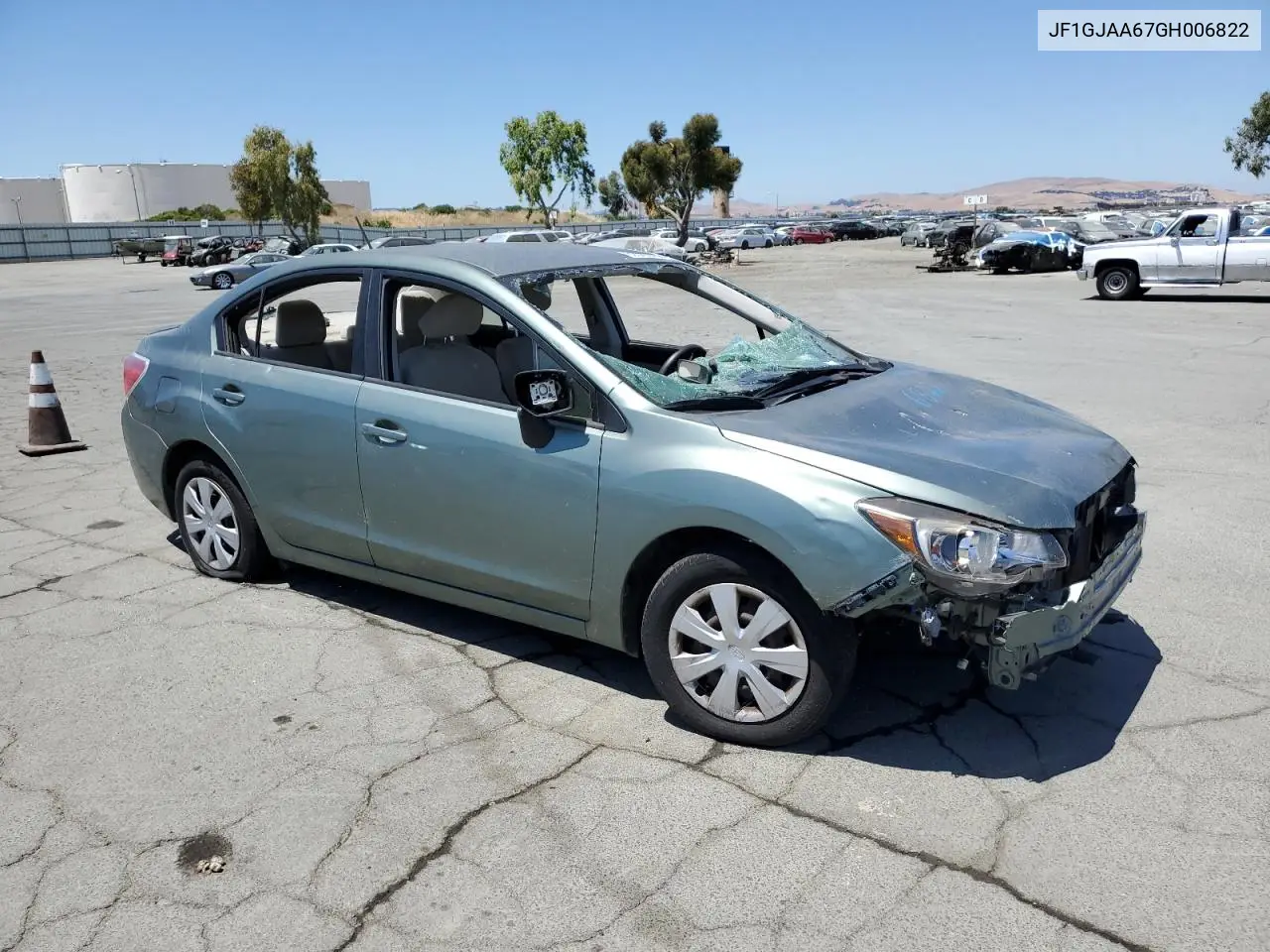 2016 Subaru Impreza VIN: JF1GJAA67GH006822 Lot: 62540345