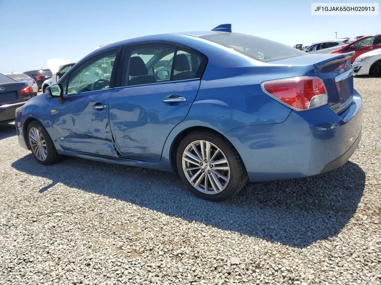 2016 Subaru Impreza Limited VIN: JF1GJAK65GH020913 Lot: 62604215