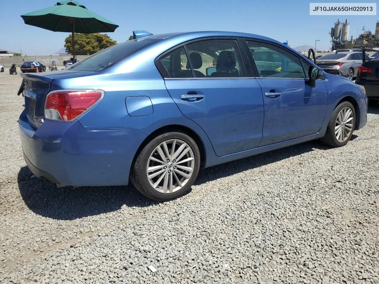 2016 Subaru Impreza Limited VIN: JF1GJAK65GH020913 Lot: 62604215