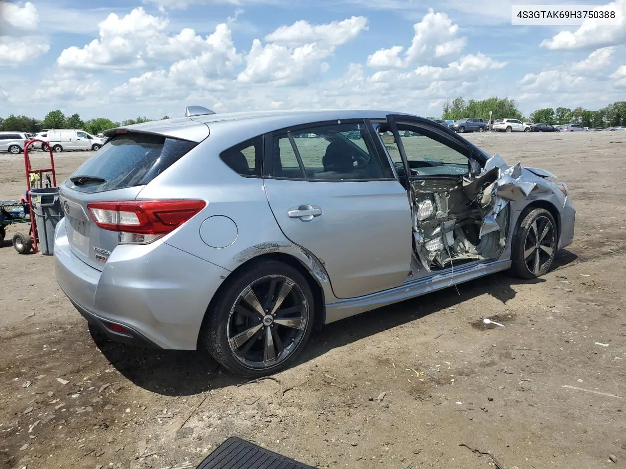 2017 Subaru Impreza Sport VIN: 4S3GTAK69H3750388 Lot: 55505625