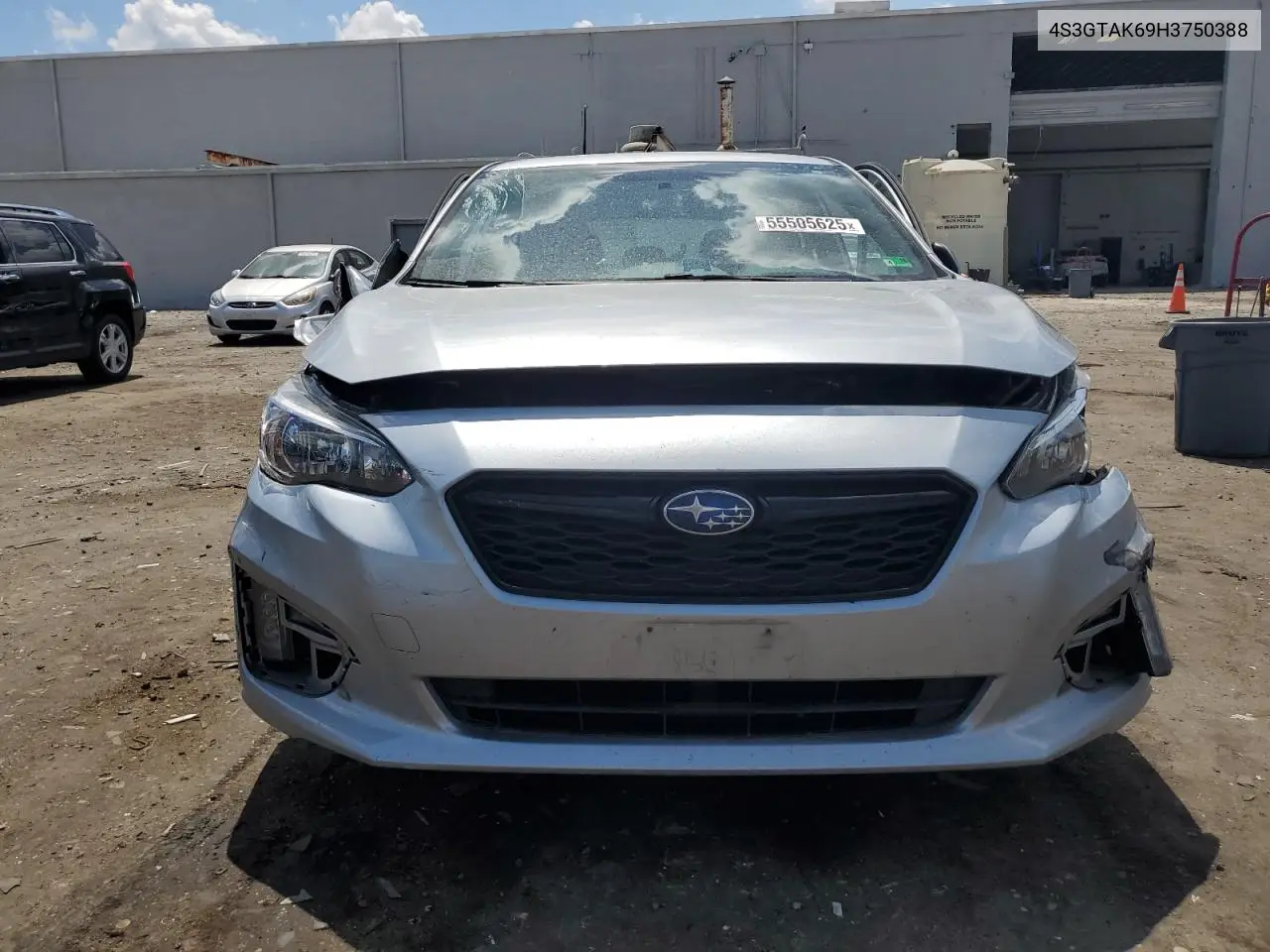 2017 Subaru Impreza Sport VIN: 4S3GTAK69H3750388 Lot: 55505625