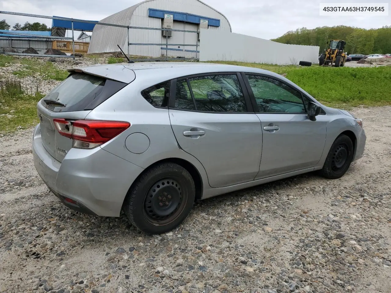 2017 Subaru Impreza VIN: 4S3GTAA63H3749545 Lot: 55914005