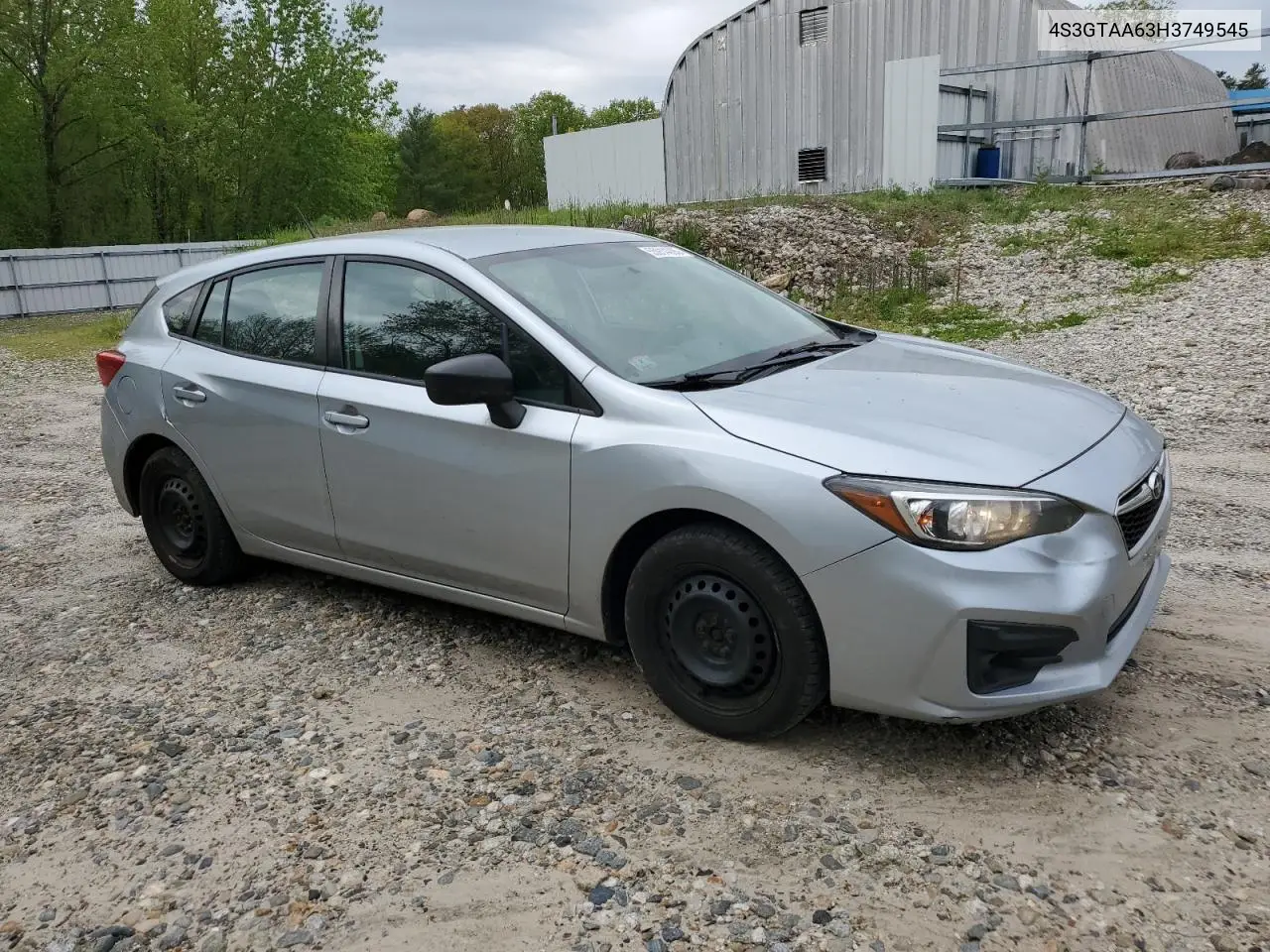 2017 Subaru Impreza VIN: 4S3GTAA63H3749545 Lot: 55914005