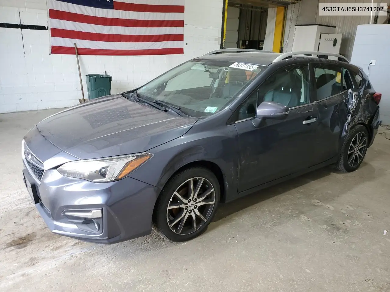 2017 Subaru Impreza Limited VIN: 4S3GTAU65H3741202 Lot: 56277185