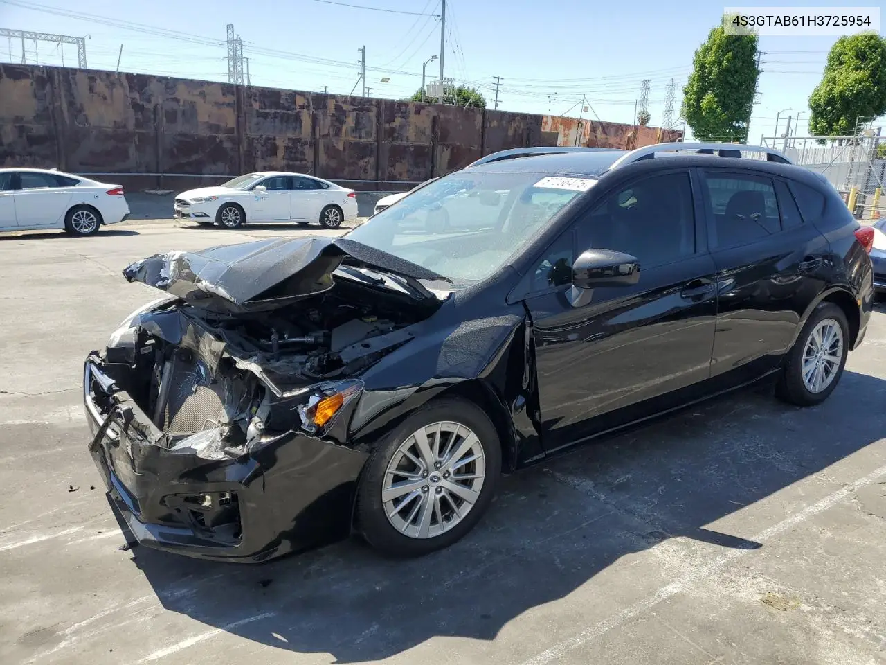 2017 Subaru Impreza Premium VIN: 4S3GTAB61H3725954 Lot: 57256475