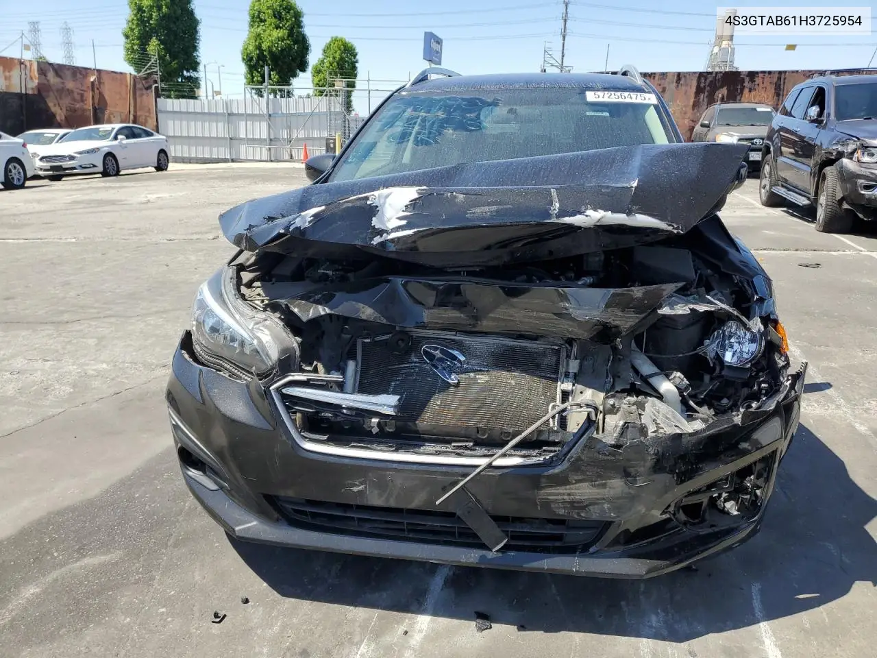 2017 Subaru Impreza Premium VIN: 4S3GTAB61H3725954 Lot: 57256475
