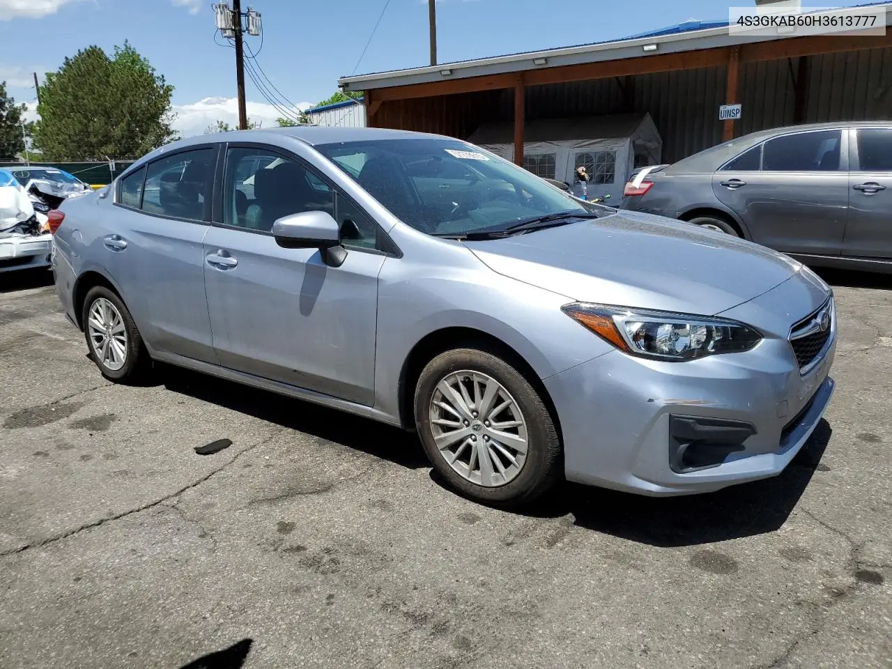 2017 Subaru Impreza Premium VIN: 4S3GKAB60H3613777 Lot: 57278615