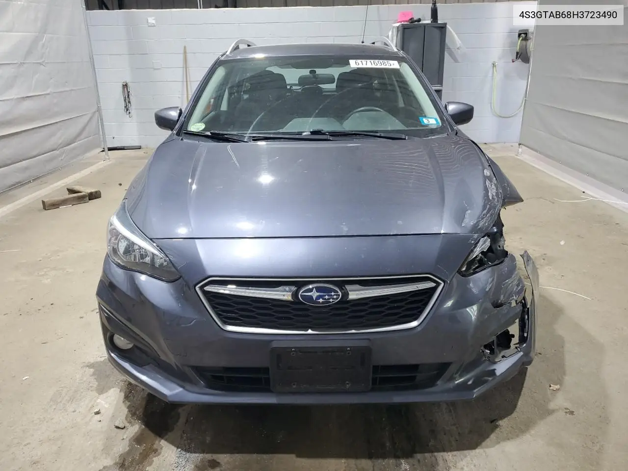 2017 Subaru Impreza Premium VIN: 4S3GTAB68H3723490 Lot: 61716985
