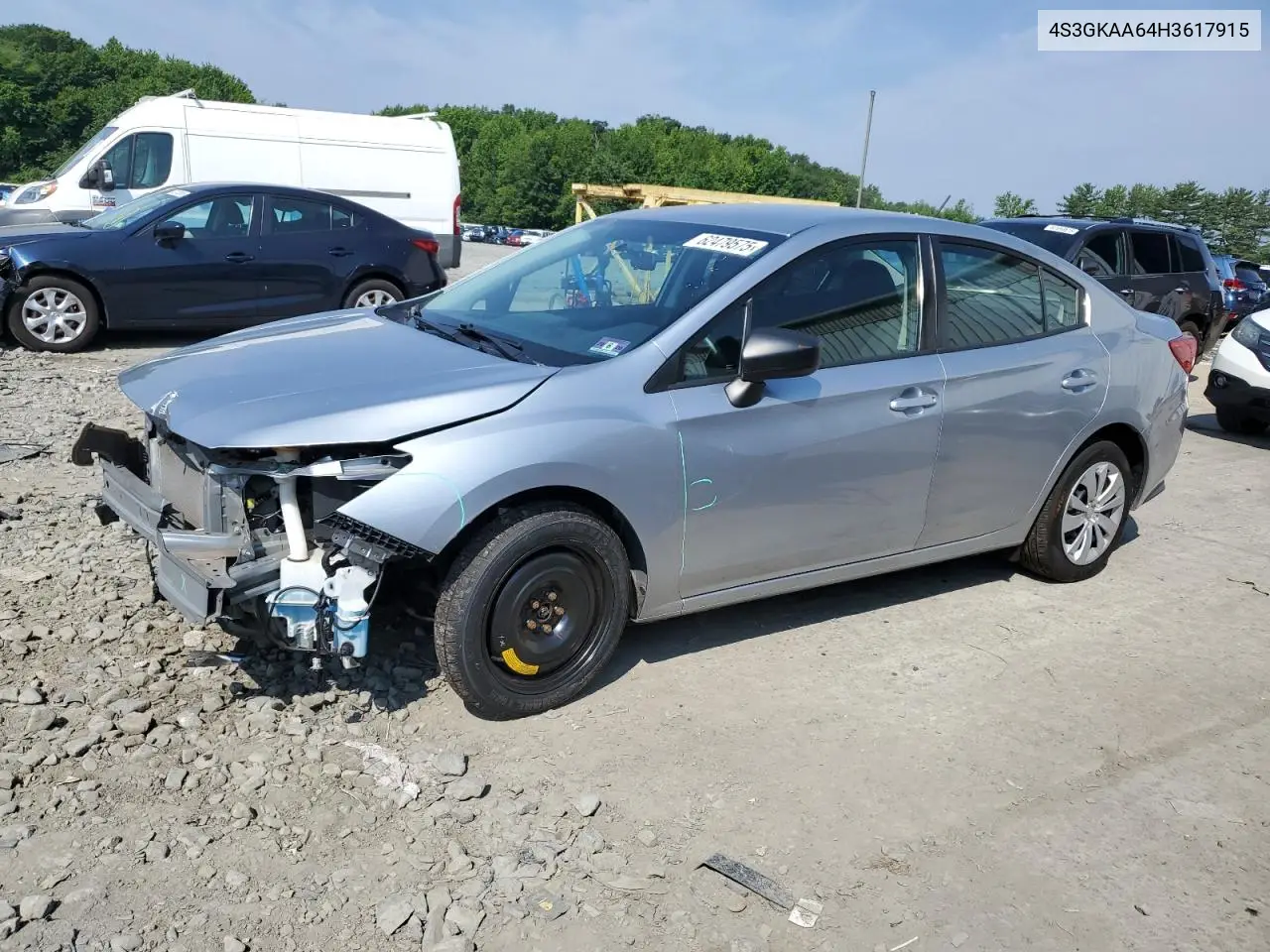 2017 Subaru Impreza VIN: 4S3GKAA64H3617915 Lot: 62479575