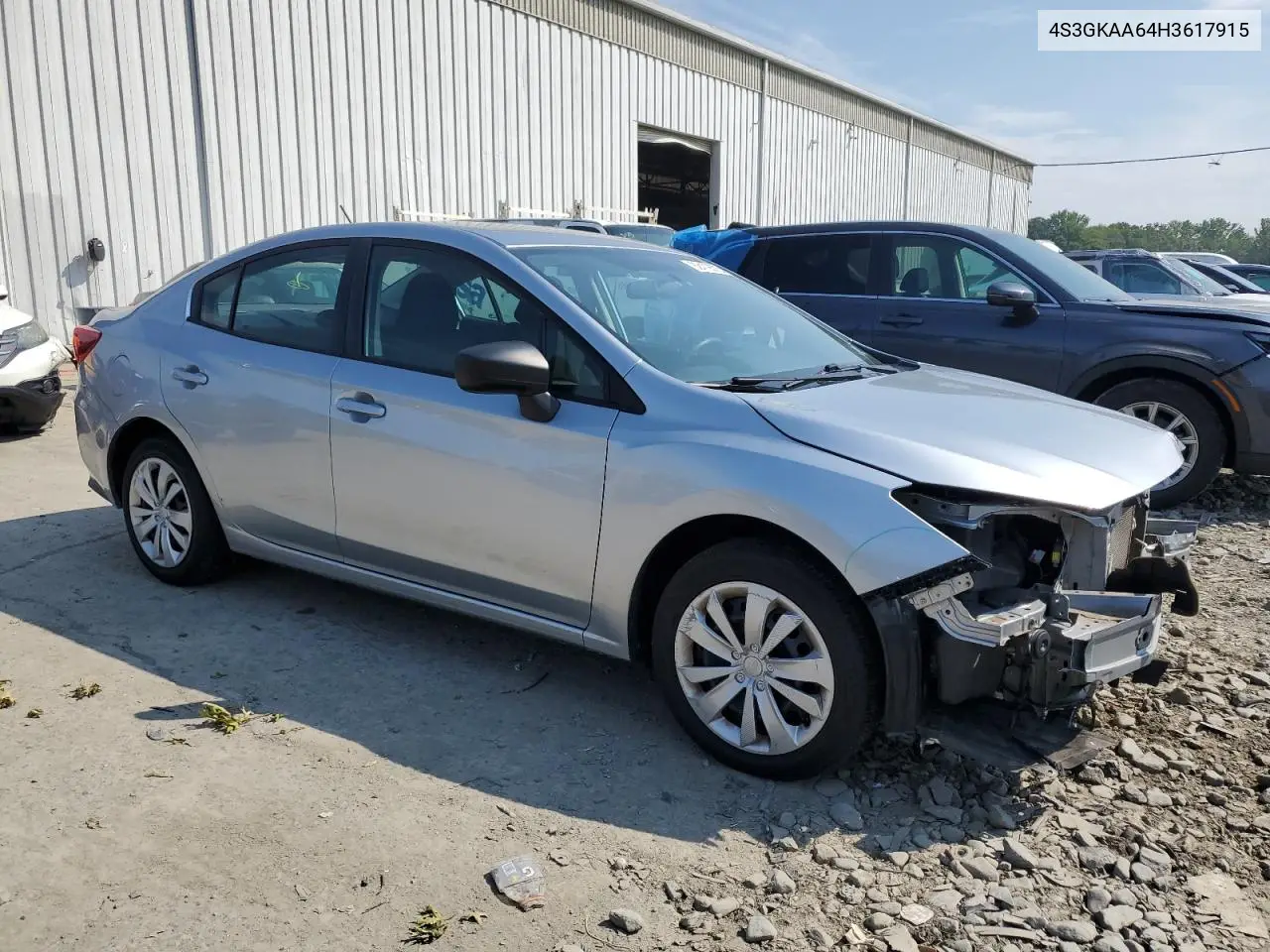 2017 Subaru Impreza VIN: 4S3GKAA64H3617915 Lot: 62479575