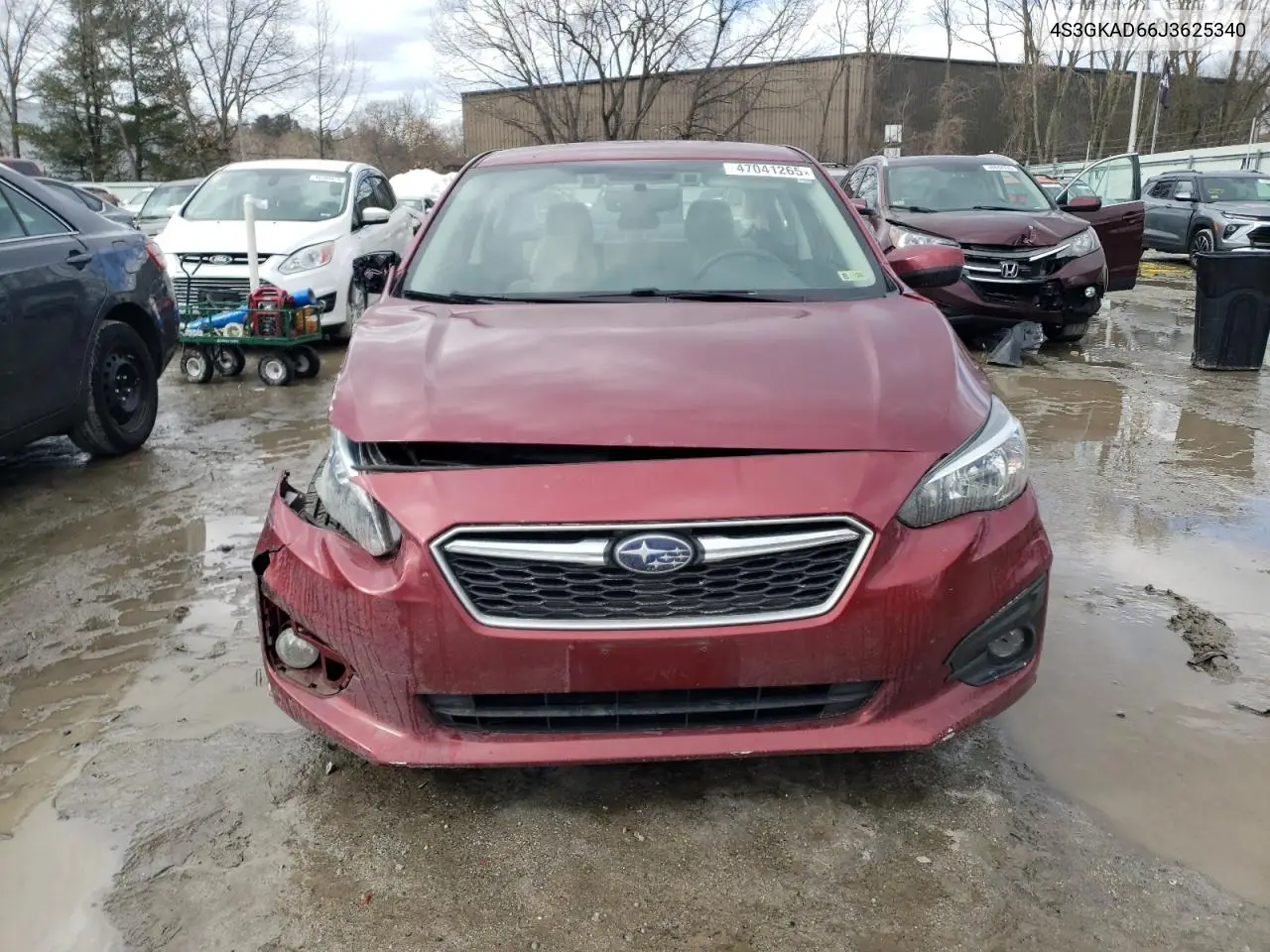 2018 Subaru Impreza Premium Plus VIN: 4S3GKAD66J3625340 Lot: 47041265