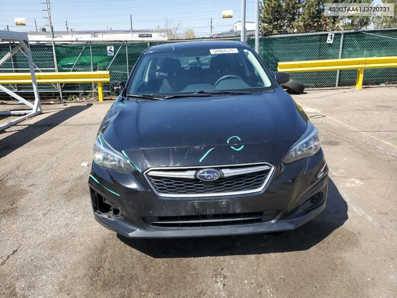 2018 Subaru Impreza VIN: 4S3GTAA61J3720731 Lot: 52864575