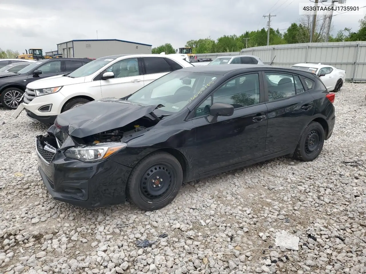 2018 Subaru Impreza VIN: 4S3GTAA64J1735901 Lot: 56635165