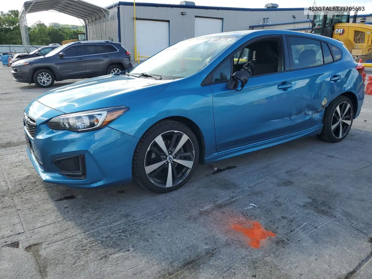 2018 Subaru Impreza Sport VIN: 4S3GTAL63J3705693 Lot: 56935125