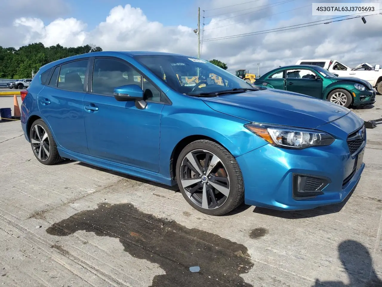 2018 Subaru Impreza Sport VIN: 4S3GTAL63J3705693 Lot: 56935125