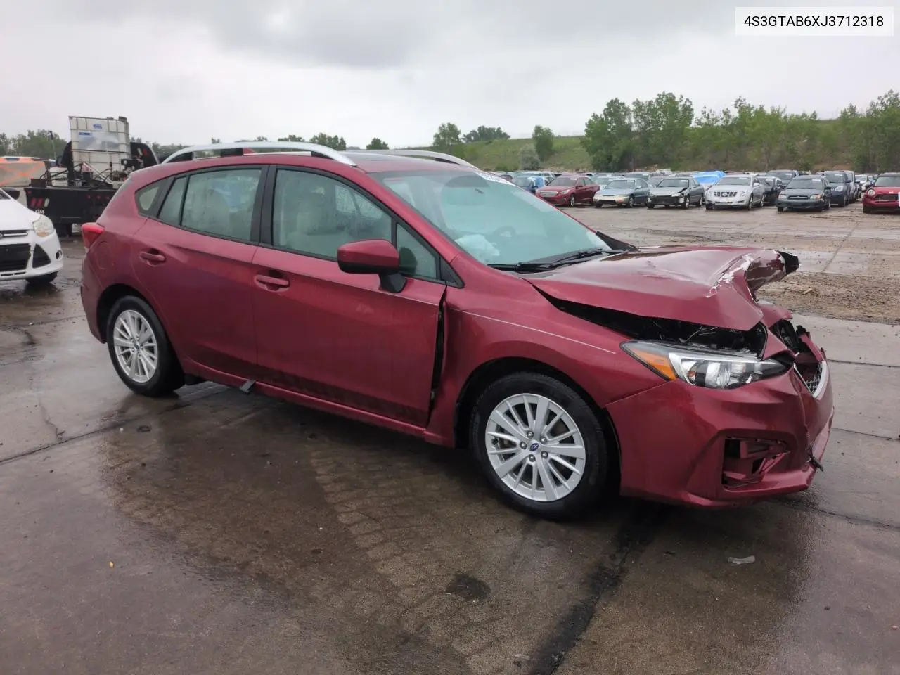 2018 Subaru Impreza Premium VIN: 4S3GTAB6XJ3712318 Lot: 59523415