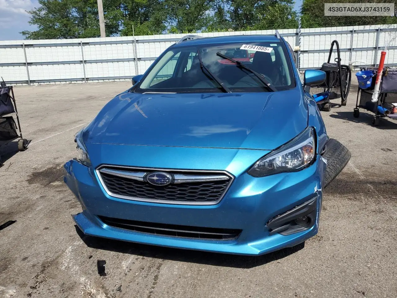2018 Subaru Impreza Premium Plus VIN: 4S3GTAD6XJ3743159 Lot: 61941885