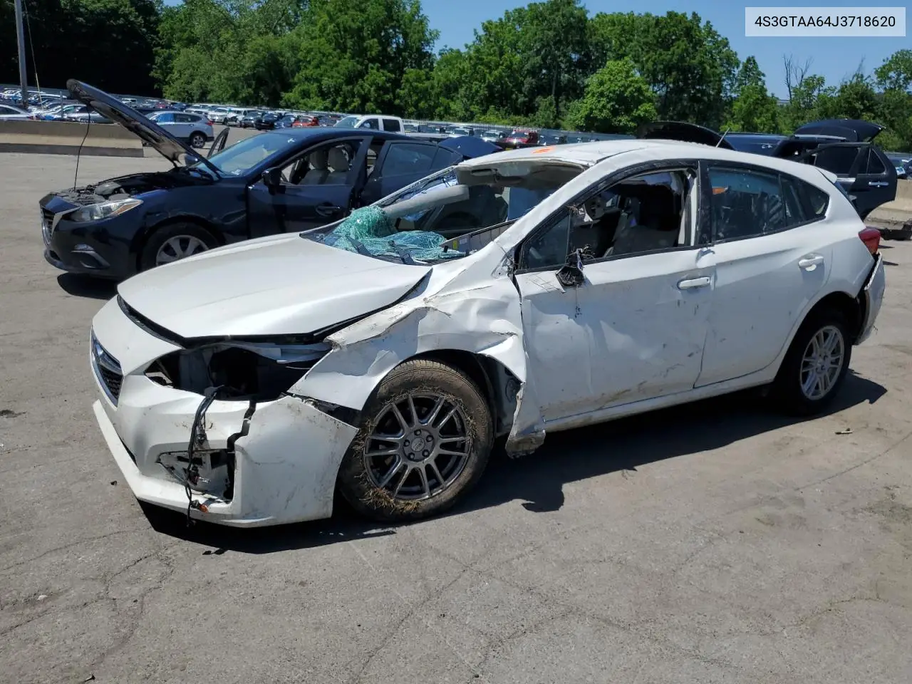 2018 Subaru Impreza VIN: 4S3GTAA64J3718620 Lot: 61988365