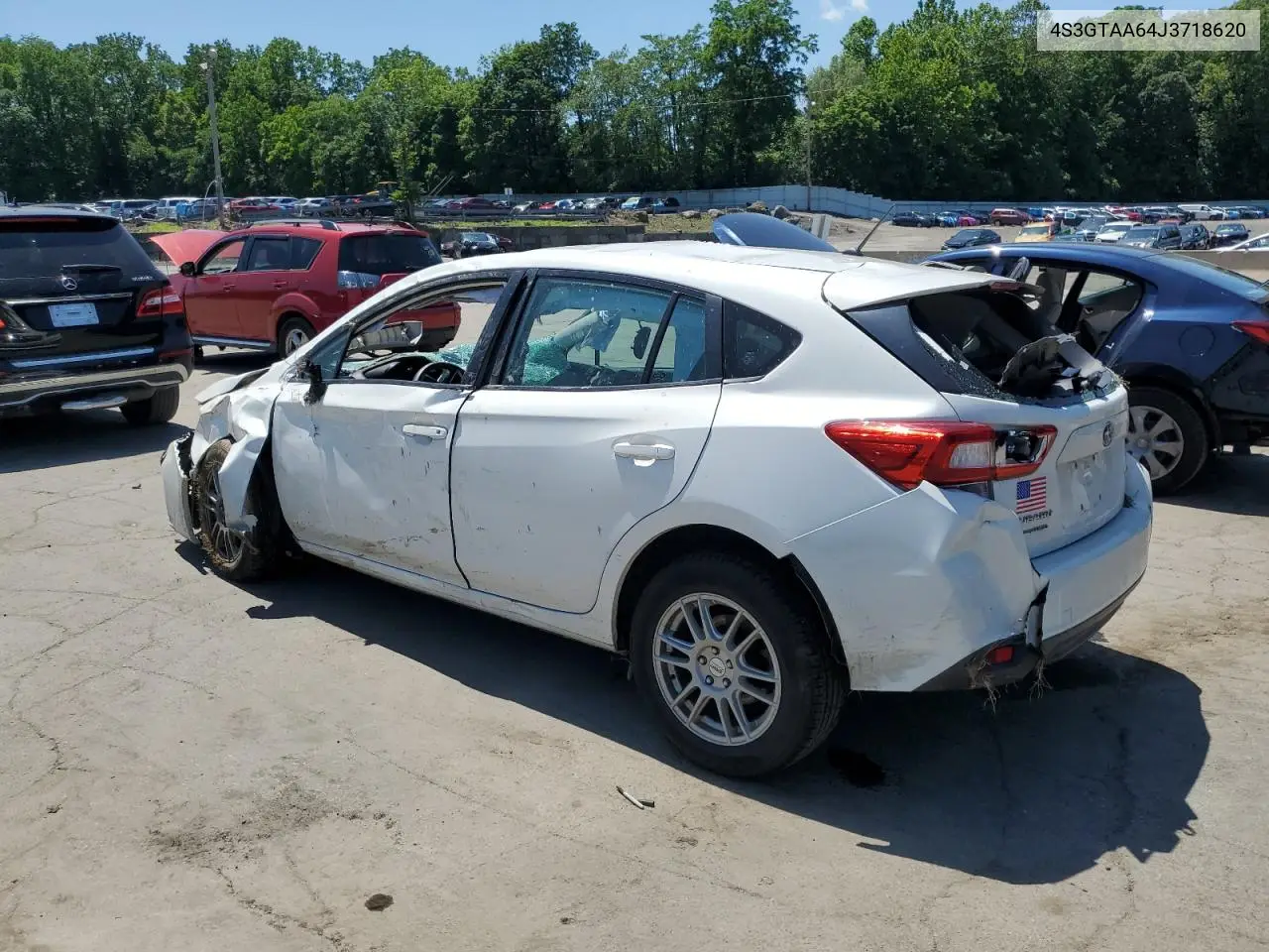 2018 Subaru Impreza VIN: 4S3GTAA64J3718620 Lot: 61988365