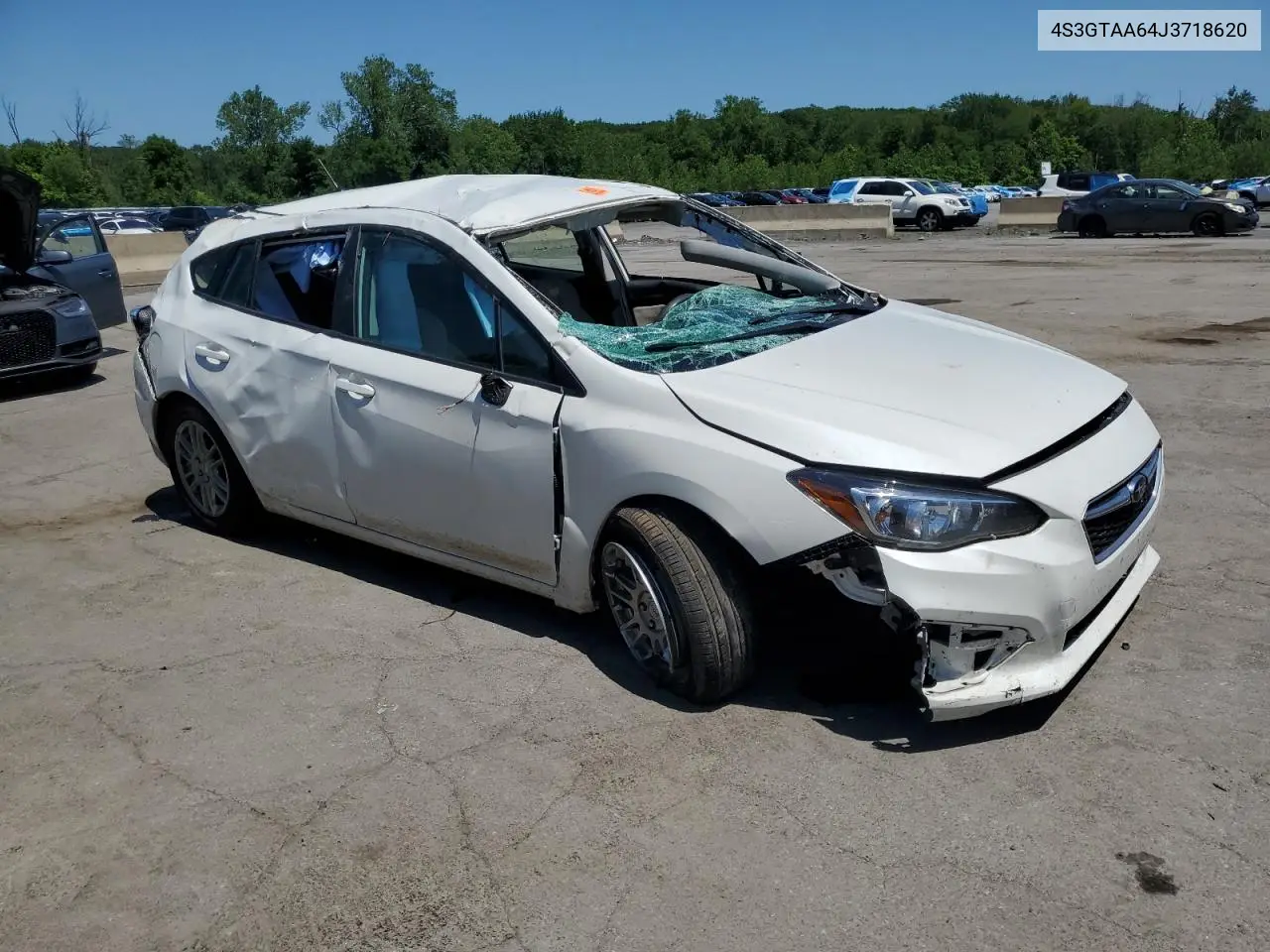 2018 Subaru Impreza VIN: 4S3GTAA64J3718620 Lot: 61988365