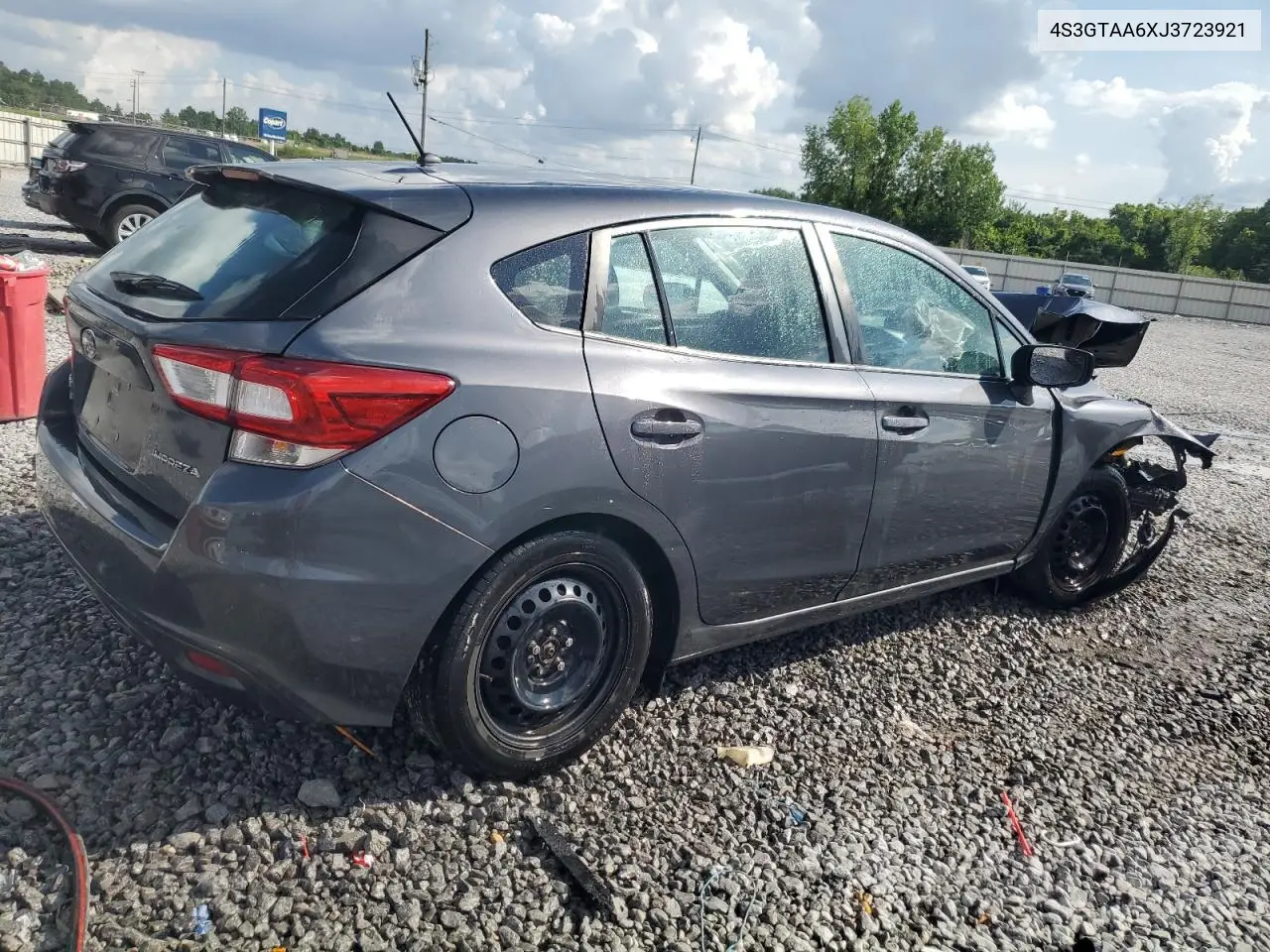 2018 Subaru Impreza VIN: 4S3GTAA6XJ3723921 Lot: 62488905