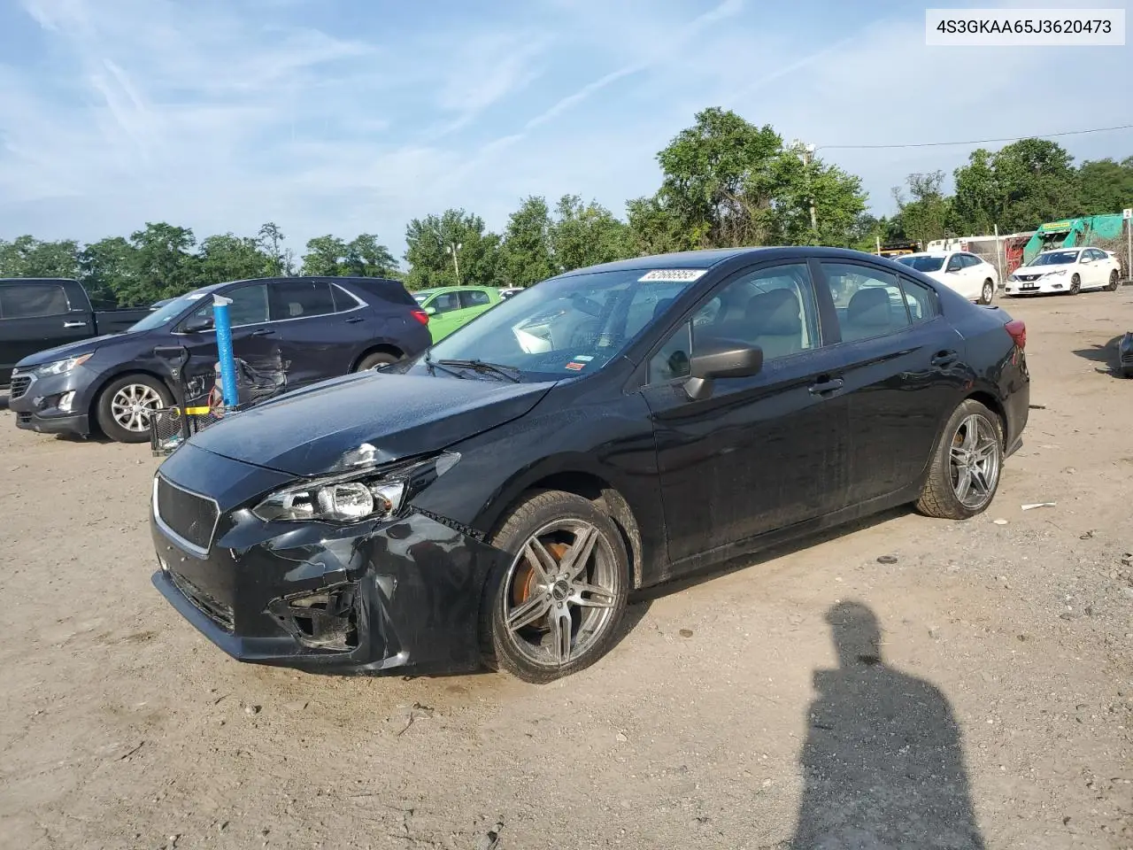 2018 Subaru Impreza VIN: 4S3GKAA65J3620473 Lot: 62666955