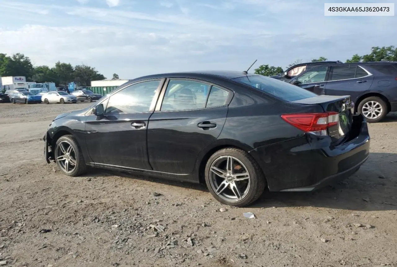 2018 Subaru Impreza VIN: 4S3GKAA65J3620473 Lot: 62666955