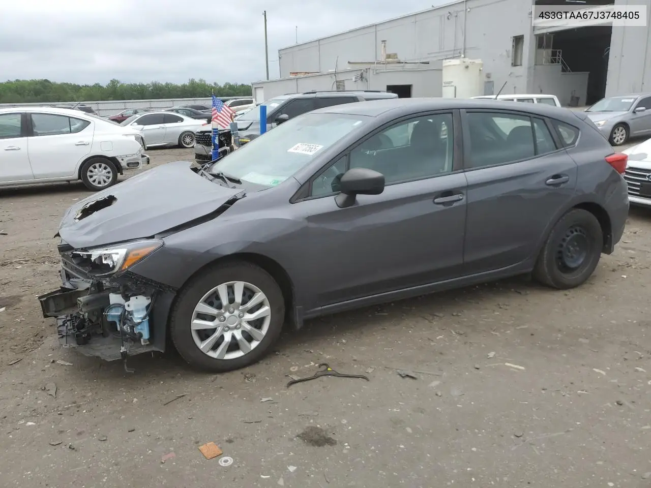 2018 Subaru Impreza VIN: 4S3GTAA67J3748405 Lot: 62770565