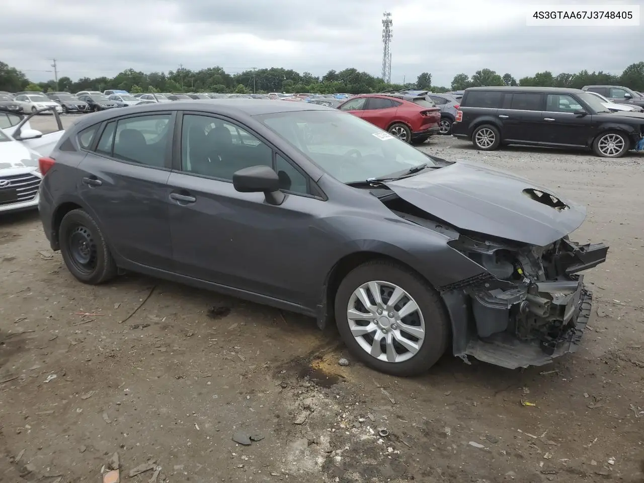 2018 Subaru Impreza VIN: 4S3GTAA67J3748405 Lot: 62770565