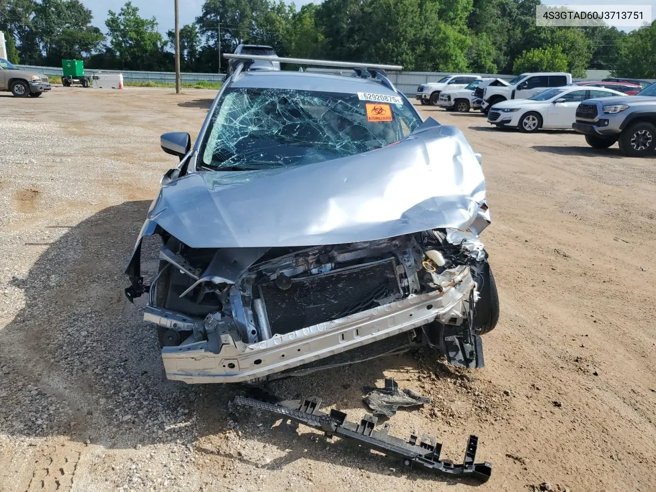 2018 Subaru Impreza Premium Plus VIN: 4S3GTAD60J3713751 Lot: 62920875