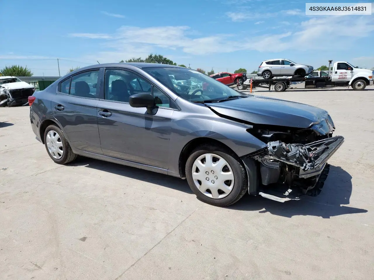 2018 Subaru Impreza VIN: 4S3GKAA68J3614831 Lot: 63194165