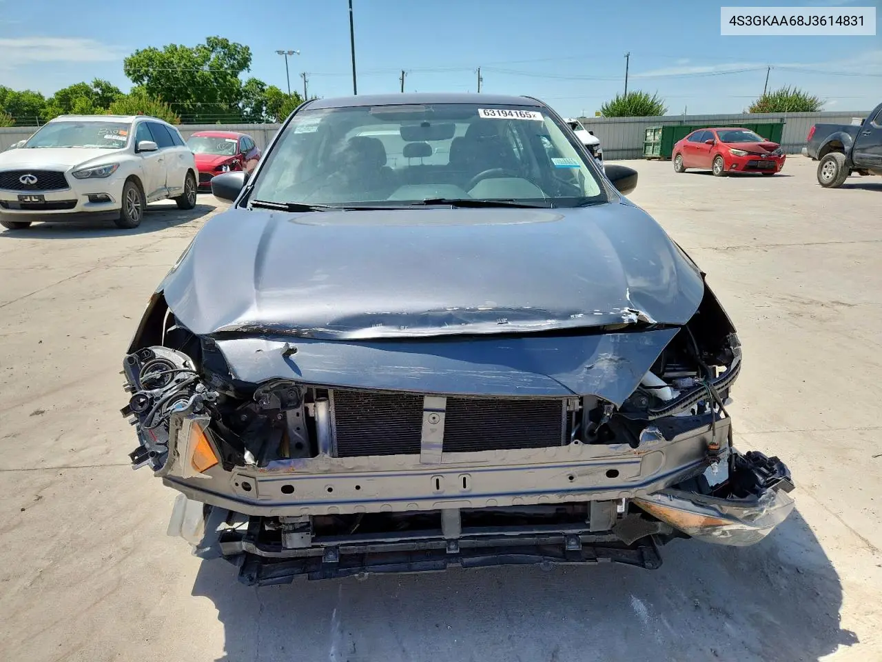 2018 Subaru Impreza VIN: 4S3GKAA68J3614831 Lot: 63194165