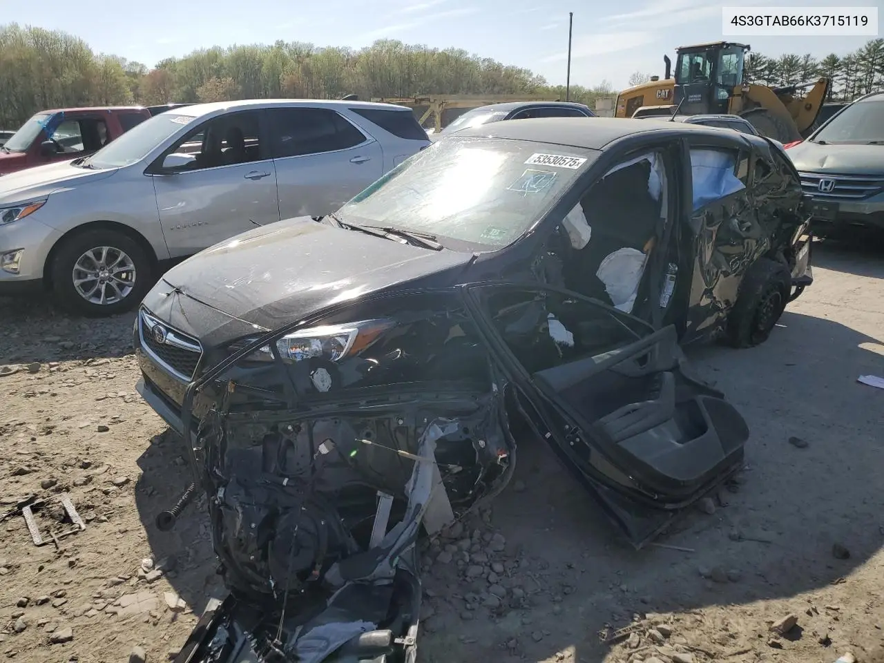2019 Subaru Impreza VIN: 4S3GTAB66K3715119 Lot: 53530575