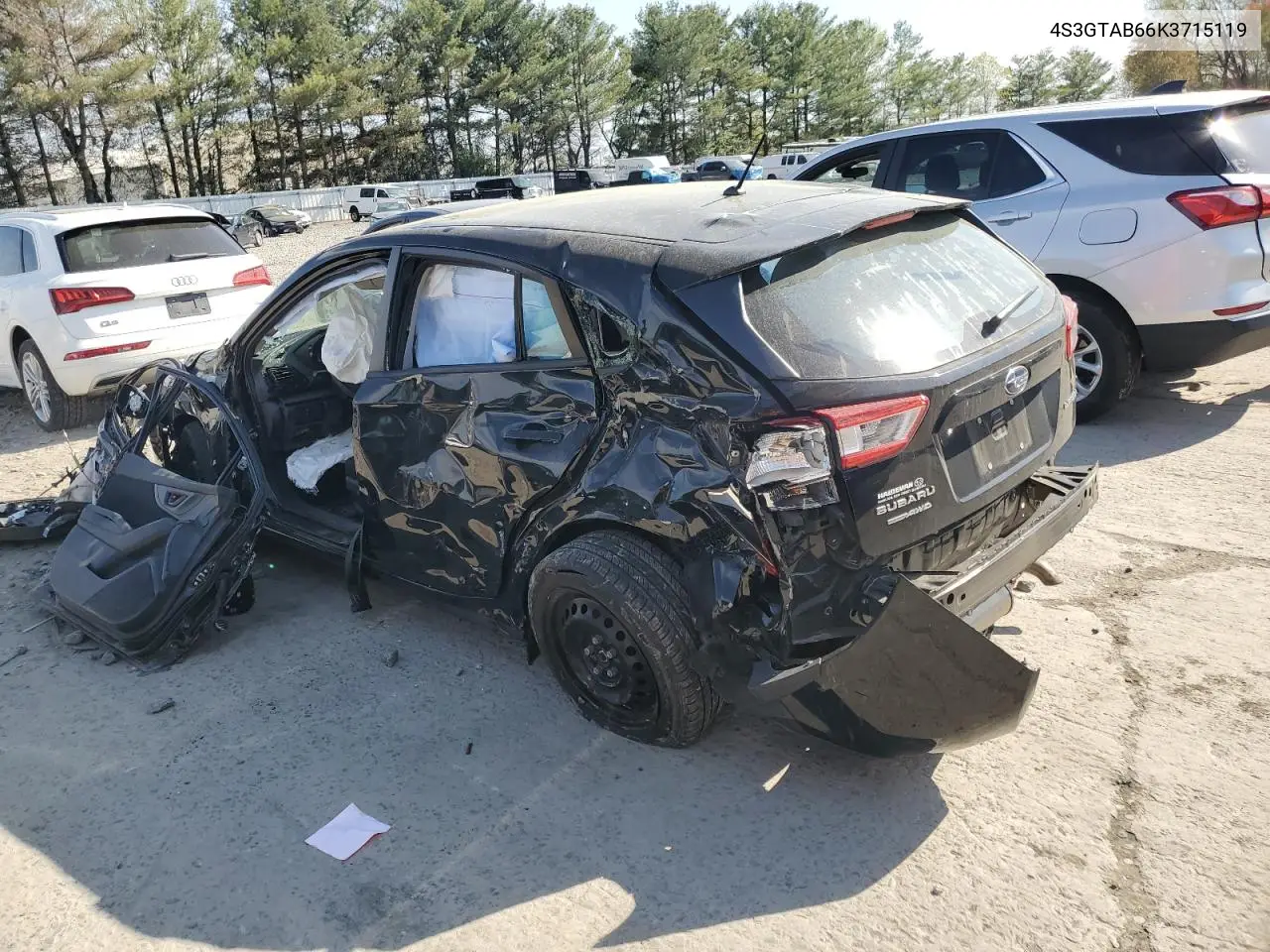 2019 Subaru Impreza VIN: 4S3GTAB66K3715119 Lot: 53530575