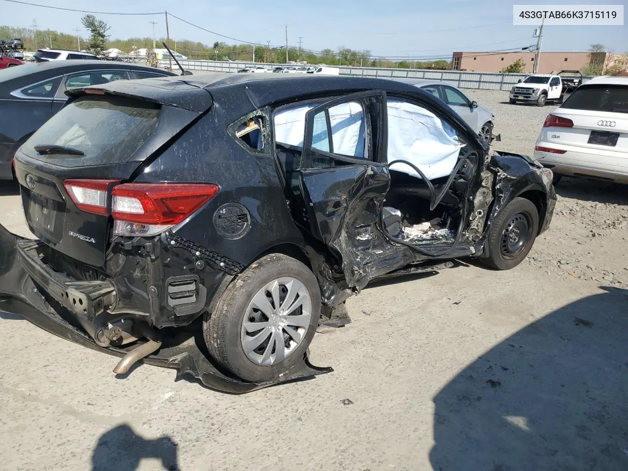 2019 Subaru Impreza VIN: 4S3GTAB66K3715119 Lot: 53530575