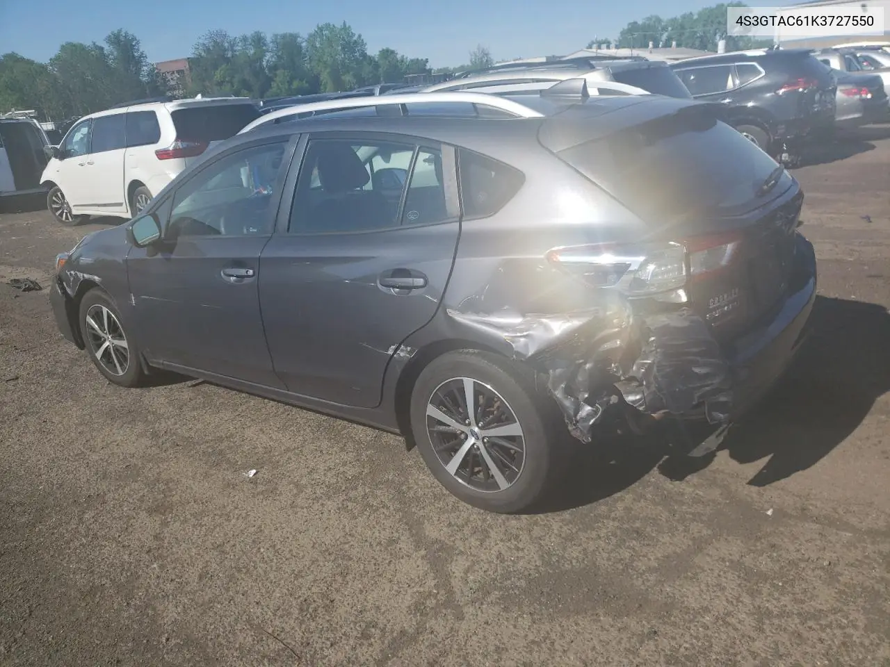 2019 Subaru Impreza Premium VIN: 4S3GTAC61K3727550 Lot: 56106105