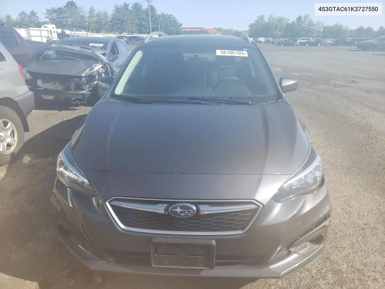 2019 Subaru Impreza Premium VIN: 4S3GTAC61K3727550 Lot: 56106105