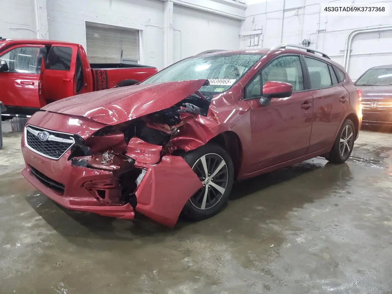 2019 Subaru Impreza Premium VIN: 4S3GTAD69K3737368 Lot: 56639965