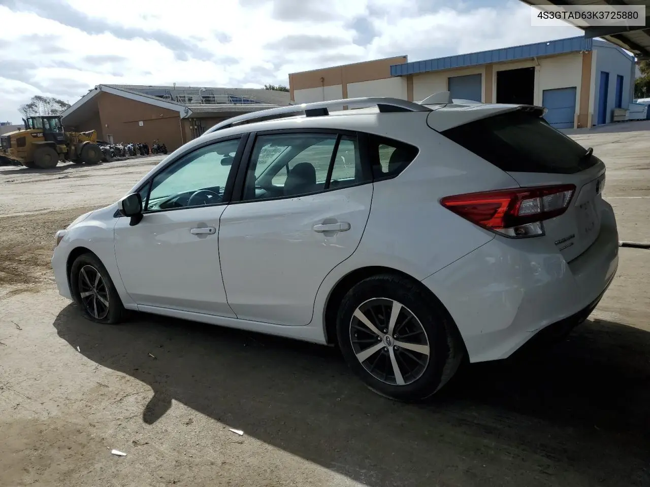 2019 Subaru Impreza Premium VIN: 4S3GTAD63K3725880 Lot: 59520805