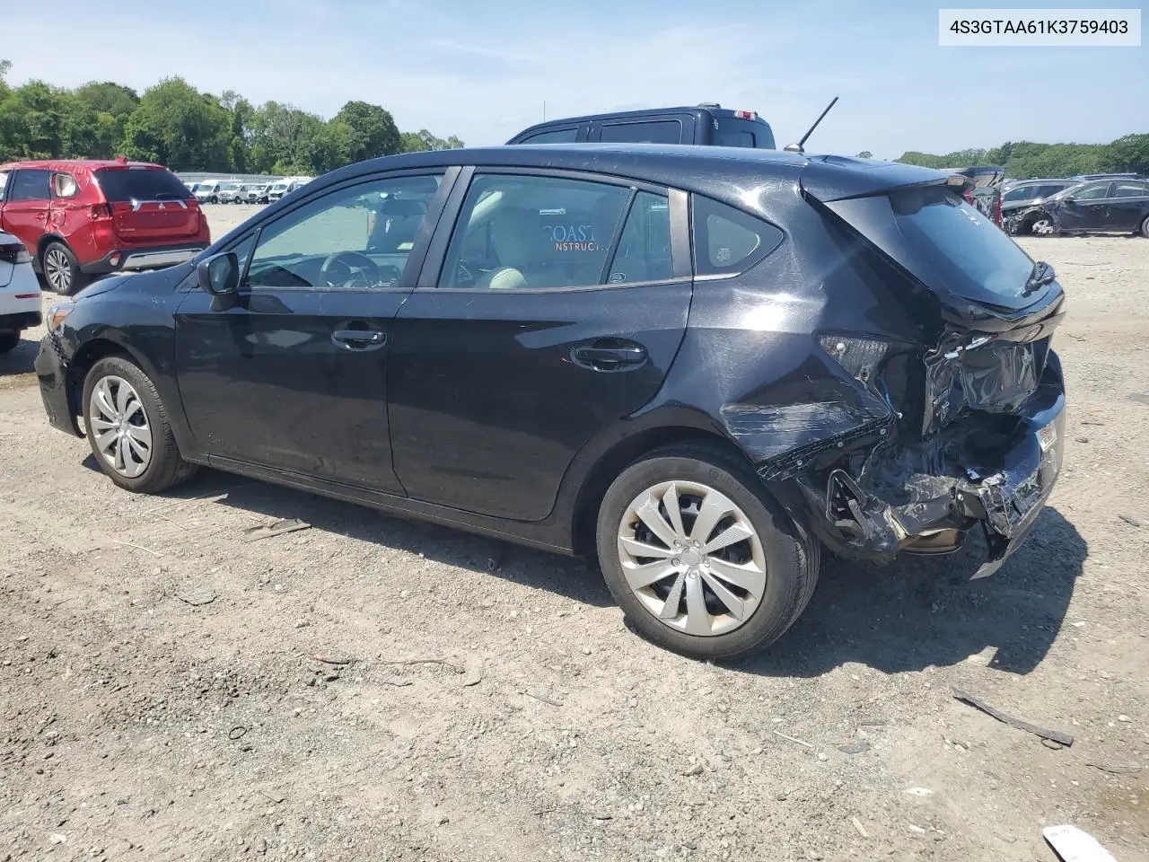 2019 Subaru Impreza VIN: 4S3GTAA61K3759403 Lot: 60522625