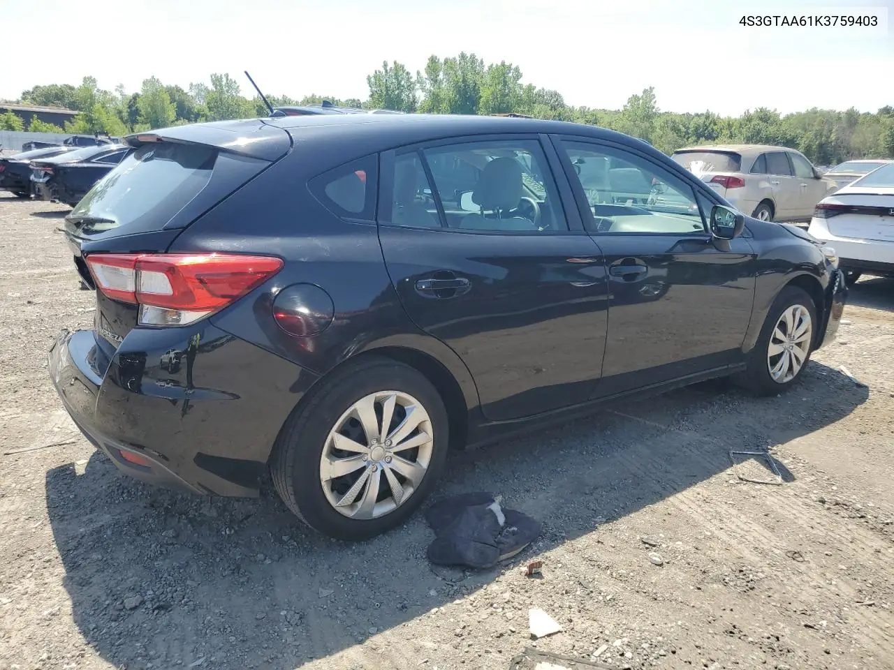 2019 Subaru Impreza VIN: 4S3GTAA61K3759403 Lot: 60522625
