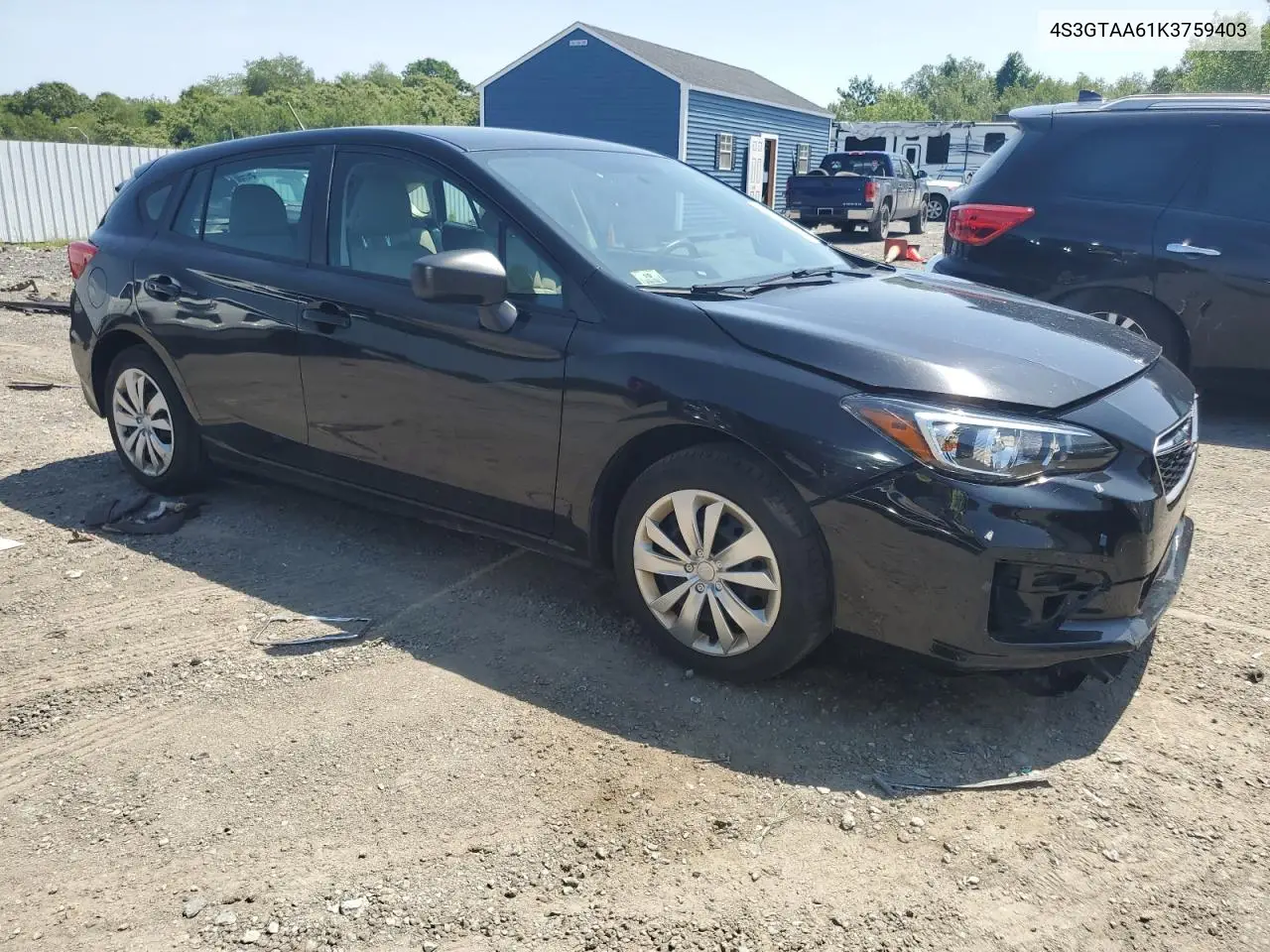 2019 Subaru Impreza VIN: 4S3GTAA61K3759403 Lot: 60522625
