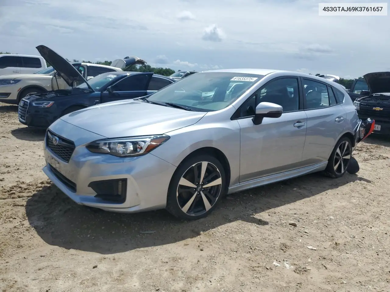2019 Subaru Impreza Sport VIN: 4S3GTAJ69K3761657 Lot: 61635375